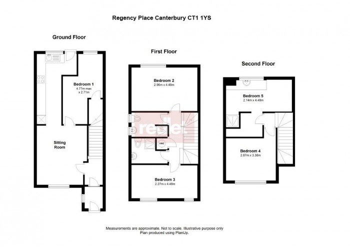 Floorplan for Regency Place, Canterbury, CT1 1YS