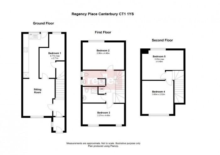 Floorplan for Regency Place, Canterbury, CT1 1YS