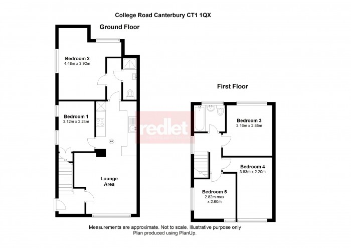 Floorplan for College Road, Canterbury, CT1 1QX